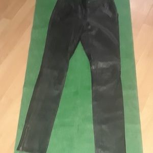 Leather Topshop pants